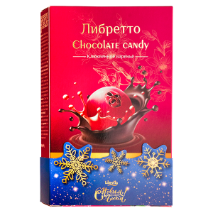 конфеты LIBRETTO Клюквенное варенье 144 г 1/20 конфеты LIBRETTO Клюквенное варенье 144 г 1/20