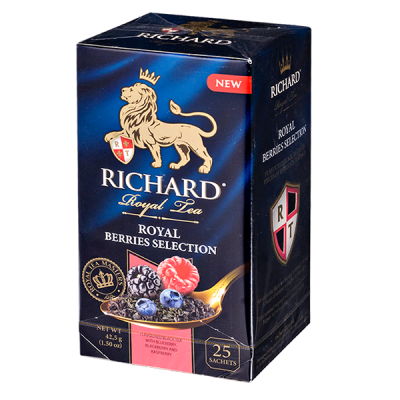 чай RICHARD 'ROYAL BERRIES SELECTION' 25 пакетиков 1/12