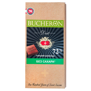 шоколад BUCHERON DIET Горький 72% 70 г 1/10 шоколад BUCHERON DIET Горький 72% 70 г 1/10