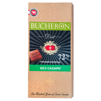 шоколад BUCHERON DIET Горький 72% 70 г 1/10 шоколад BUCHERON DIET Горький 72% 70 г 1/10