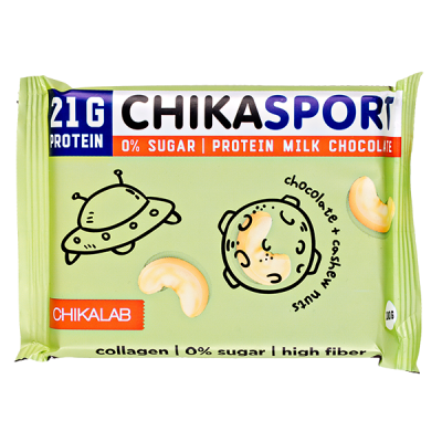 Шоколад CHIKASPORT Cashew nuts 100 г 1/12