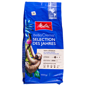 кофе MELITTA Bella Crema SELECTION DES JAHRES 1 кг зерно 1/8