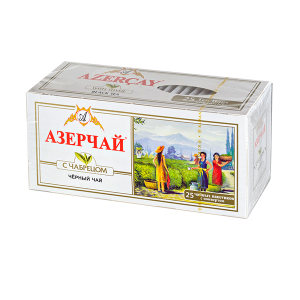 чай АЗЕРЧАЙ Черный с чабрецом 25 пакетиков с конвертом 1/24 или 1/12