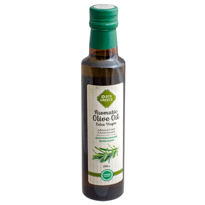 масло ECO GREECE Extra Virgin Aromatic с розмарином 250 мл ст/б 1/12