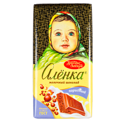 шоколад Аленка Пористый 90 г 1/14