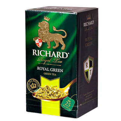 чай RICHARD 'ROYAL GREEN' 25 пакетиков 1/12