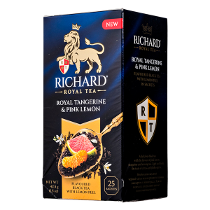 чай RICHARD 'ROYAL TANGERINE & PINK LEMON' 25 пакетиков 1/12