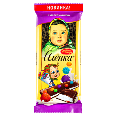 шоколад Аленка с веселинками 87 г 1/10