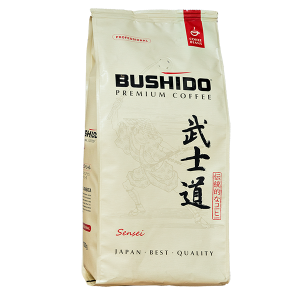 кофе BUSHIDO Sensei 1кг зерно 1/4