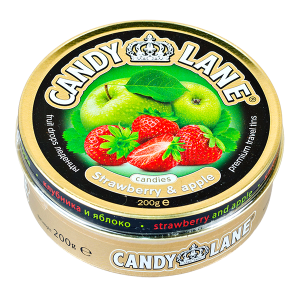 Карамель CANDY LANE Strawberry & apple ж/б 200 г 1/6
