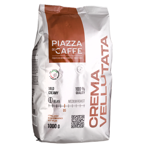 кофе PIAZZA del CAFFE CREMA VELLUTATA 1 кг зерно 1/6