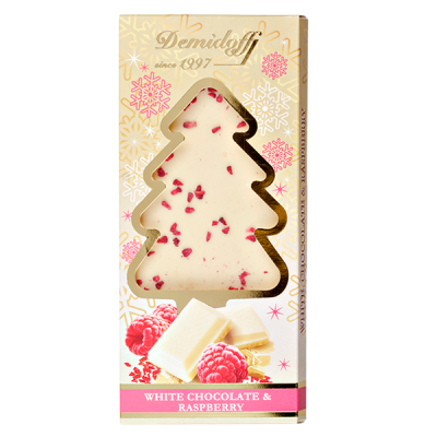 шоколад A&A Demidoff ЕЛКА White Raspberry 80 г 1/10