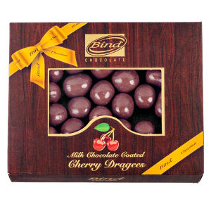 конфеты BIND CHOCOLATE MILK Cherry Dragees 100 г 1/12