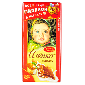 шоколад Аленка Миндаль 90 г 1/15