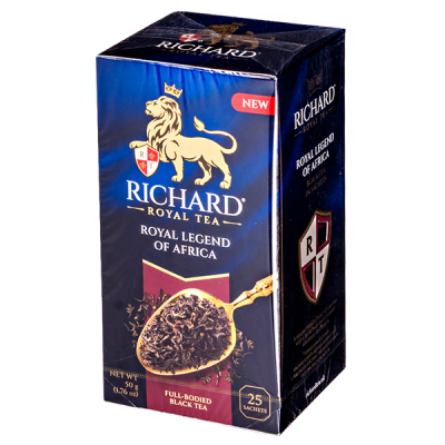 чай RICHARD ROYAL 'LEGEND OF AFRICA' 25 пакетиков 1/12