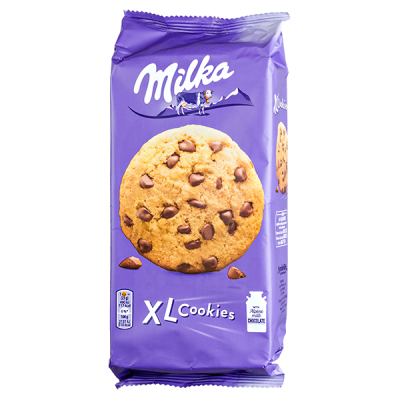 печенье Милка Choco Cookie XL 184 г 1/10 печенье Милка Choco Cookie XL 184 г 1/10