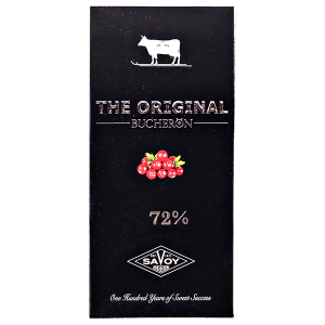 шоколад THE ORIGINAL 72% Горький Клюква 90 г 1/10