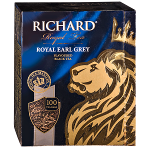 чай RICHARD ROYAL 'EARL GREY' 100 пакетиков 1/6