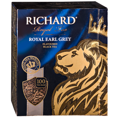 чай RICHARD ROYAL 'EARL GREY' 100 пакетиков 1/6