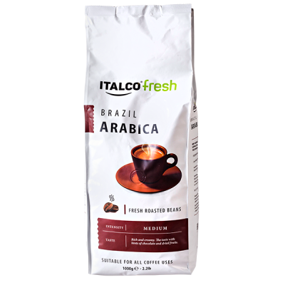 кофе ITALCO BRAZIL ARABICA 1 кг зерно 1/6