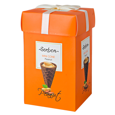 конфеты SORBON MINI CONE Peanut 200 г 1/9 конфеты SORBON MINI CONE Peanut 200 г 1/9