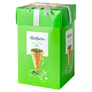 конфеты SORBON MINI CONE Mint 200 г 1/9 конфеты SORBON MINI CONE Mint 200 г 1/9