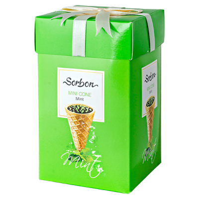 конфеты SORBON MINI CONE Mint 200 г 1/9 конфеты SORBON MINI CONE Mint 200 г 1/9