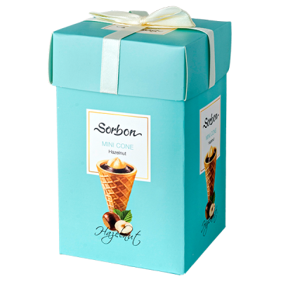 конфеты SORBON MINI CONE Hazelnut 200 г 1/9 конфеты SORBON MINI CONE Hazelnut 200 г 1/9