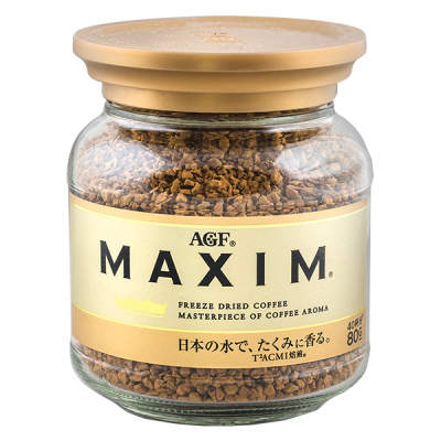 кофе AGF MAXIM GOLD растворимый 80 г ст/б