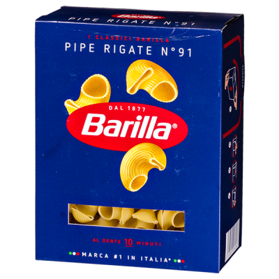 изделия макаронные BARILLA PIPE RIGATE №91 450 г 1/12