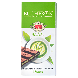 шоколад BUCHERON MATCHA молочный 85 г 1/10 шоколад BUCHERON MATCHA молочный 85 г 1/10