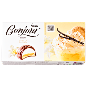 десерт BONJOUR Ваниль 232 г 1/9 десерт BONJOUR Ваниль 232 г 1/9