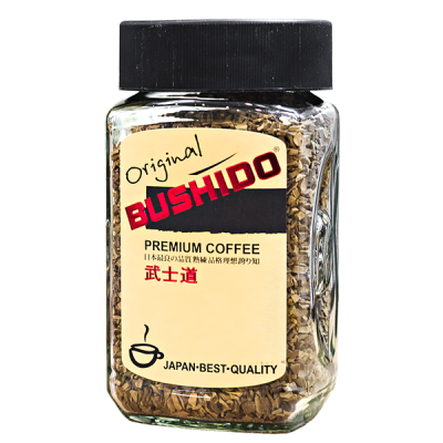 кофе растворимый BUSHIDO Original 100 г ст/б 1/9