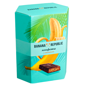 конфеты BANANA REPUBLIC с бананом 130 г 1/10