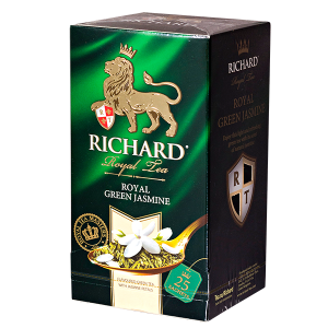 чай RICHARD 'ROYAL GREEN JASMINE' 25 пакетиков 1/12