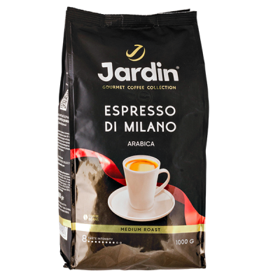 кофе JARDIN ESPRESSO DI MILANO 1 кг зерно 1/6