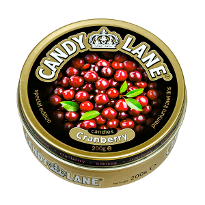 Карамель CANDY LANE Cranberry ж/б 200 г 1/6