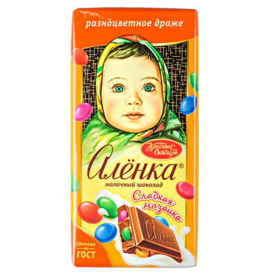 шоколад Аленка Сладкая мозаика 90 г 1/15