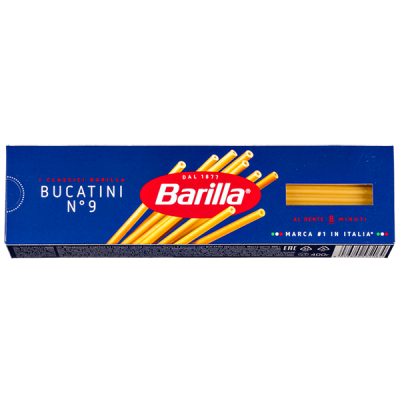изделия макаронные BARILLA BUCATINI №9 400 г 1/24