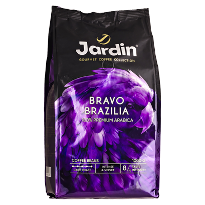 кофе JARDIN BRAVO BRAZILIA 1 кг зерно 1/6