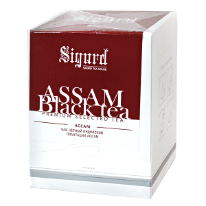чай SIGURD 'ASSAM BLACK' 20 пирамидок 1/8