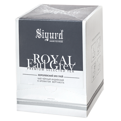 чай SIGURD 'ROYAL EARL GREY' 20 пирамидок 1/8