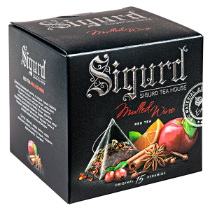 чай SIGURD 'MULLED WINE' 15 пирамидок/саше-конверт 1/8