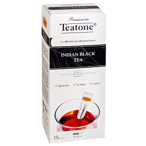 чай TEATONE 'INDIAN BLACK' 15 стиков 1/12