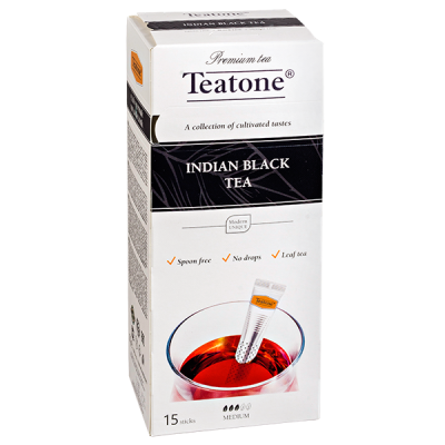 чай TEATONE 'INDIAN BLACK' 15 стиков 1/12