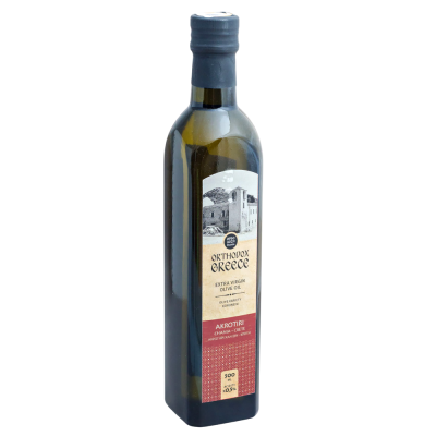 масло ORTHODOX GREECE AKROTIRI Extra Virgin Olive 0,5 л 1/12