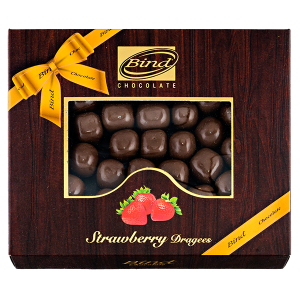 конфеты BIND CHOCOLATE Strawberry Dragees 100 г 1/12