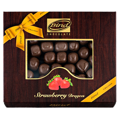 конфеты BIND CHOCOLATE Strawberry Dragees 100 г 1/12 конфеты BIND CHOCOLATE Strawberry Dragees 100 г 1/12