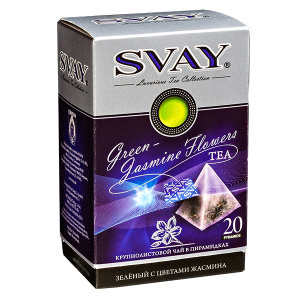 чай SVAY 'Зеленый с цветами жасмина' 20 пирамидок 1/12