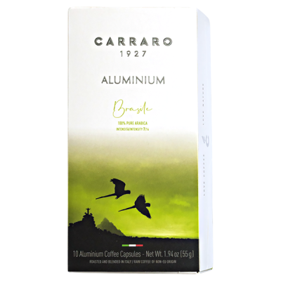 кофе капсулы CARRARO BRASILE (10 алюминиевых капсул)